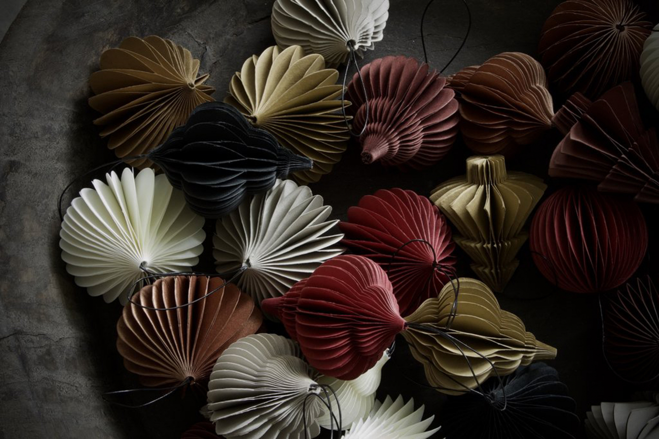 Ozdoba choinkowa 'Jewel' - Szara