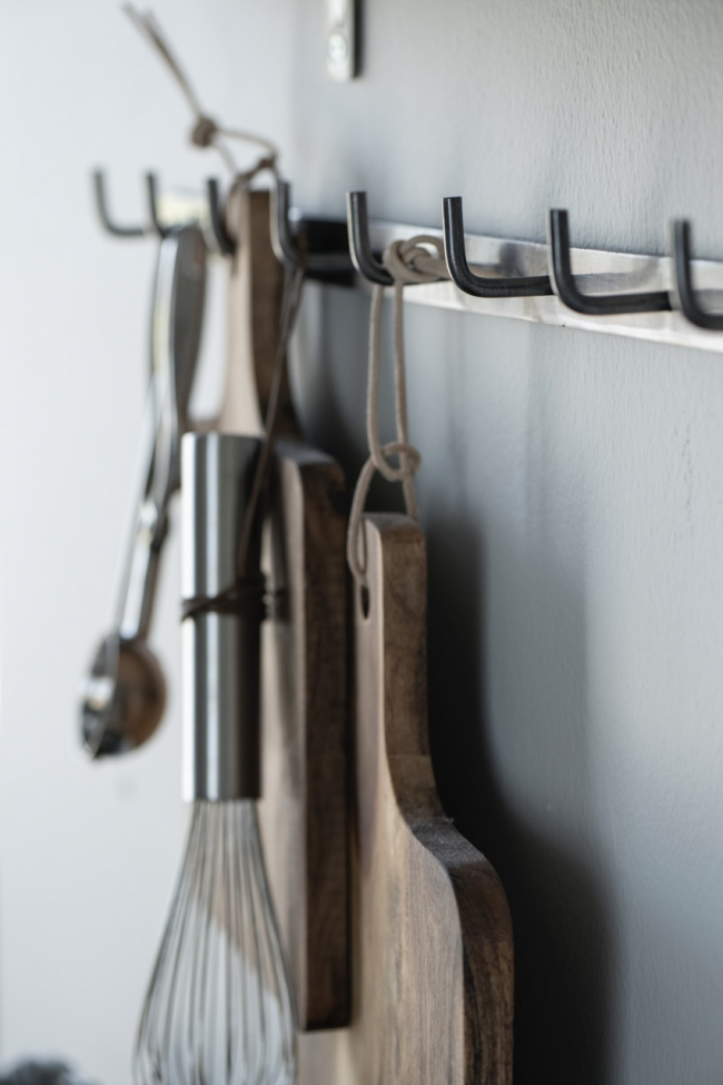 Wieszak 'Antique brass' - Srebrny