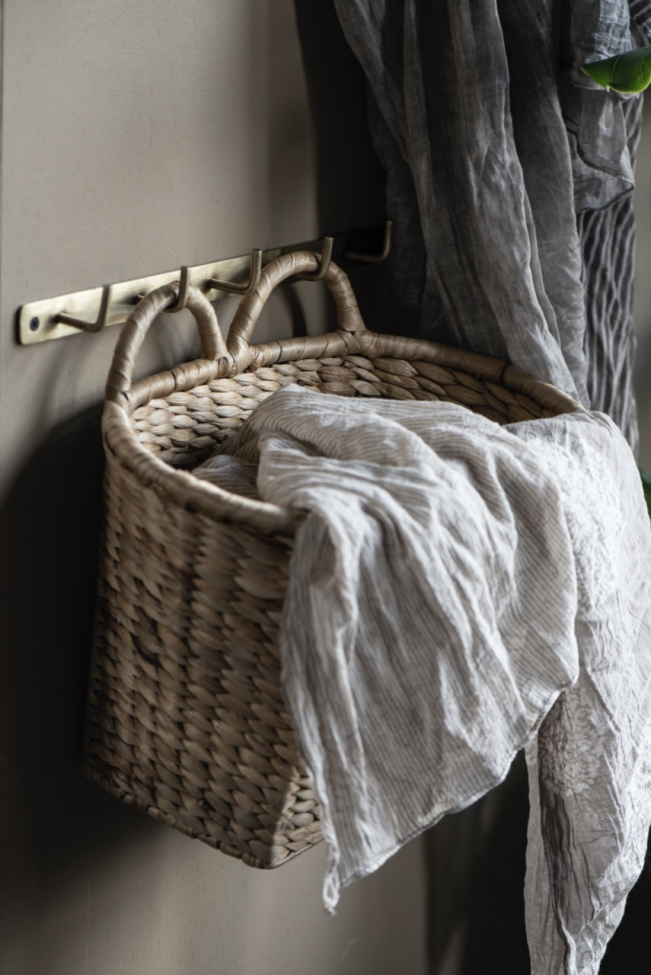 Wieszak 'Antique brass' - Złoty