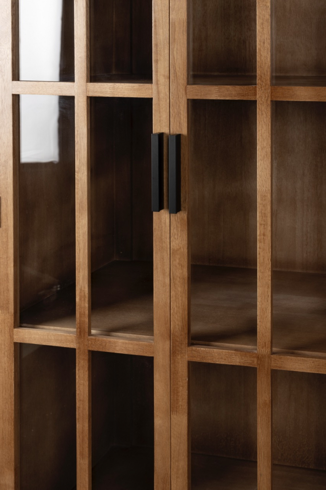 Regał 'Yaz' - Brązowy/Czarny