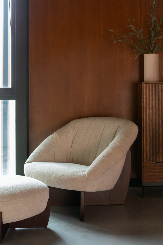 Fotel 'Emilius' - Beżowy