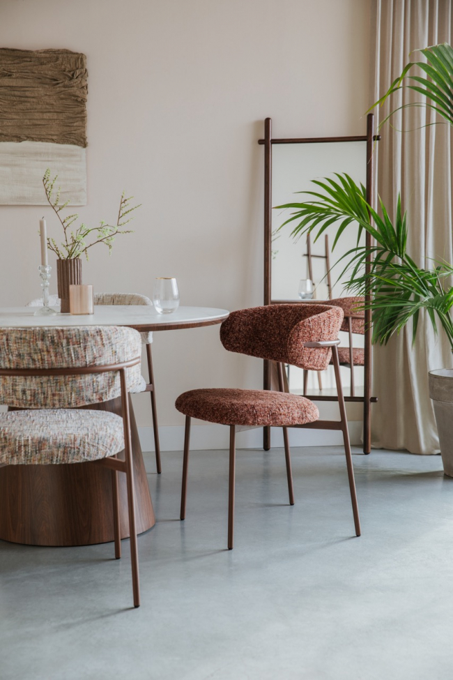 Krzesło 'Claes' - Jasnobrązowe