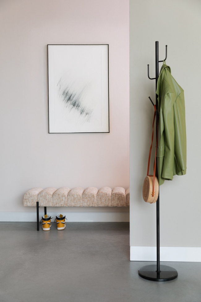 Ławka 'Jethro' - Beżowo/Czarna