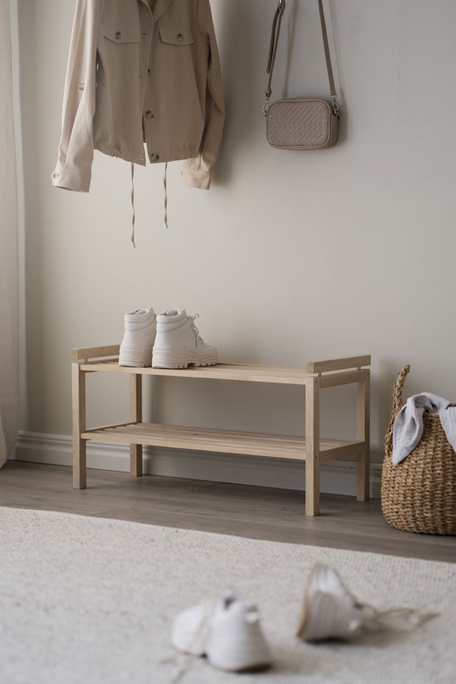 Stojak na buty 'Confetti' 80cm - Białe pigmentowane