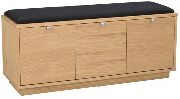 Ławka 'Confetti' 106cm - Dąb/Czarny