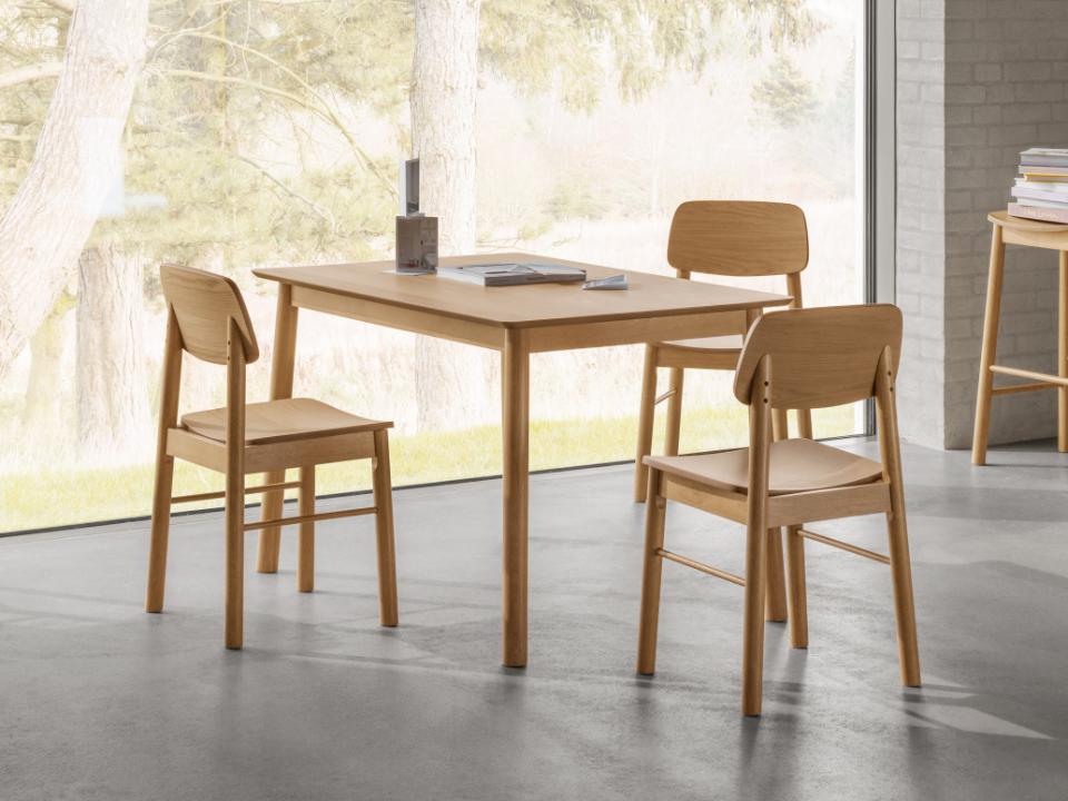 Stół jadalny 'Barlow' 120x80cm - Naturalny