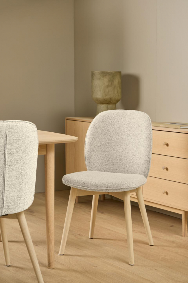 Krzesło 'Cindy' - Jasno Beżowe