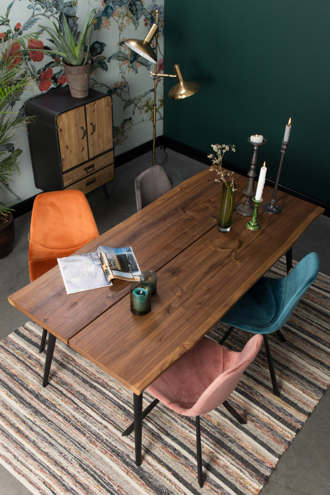 Krzesło 'Franky' - Aksamit/Petrol