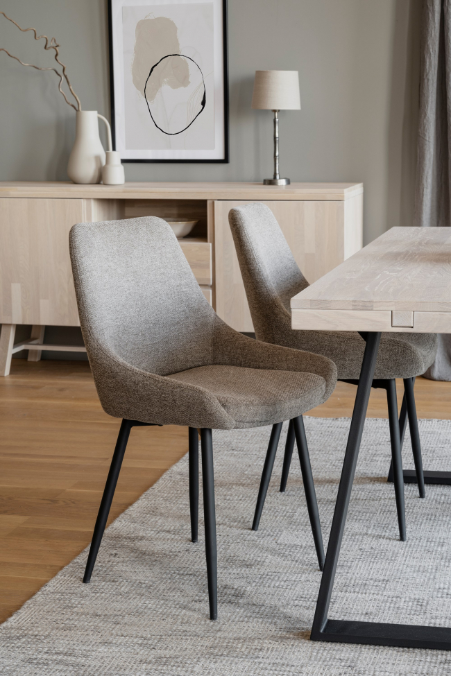 Krzesło 'Sierra' - Beżowy/Czarny