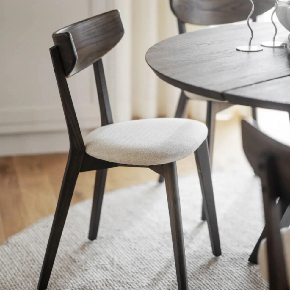 Krzesło 'Ami' - Brązowy/ Beżowy