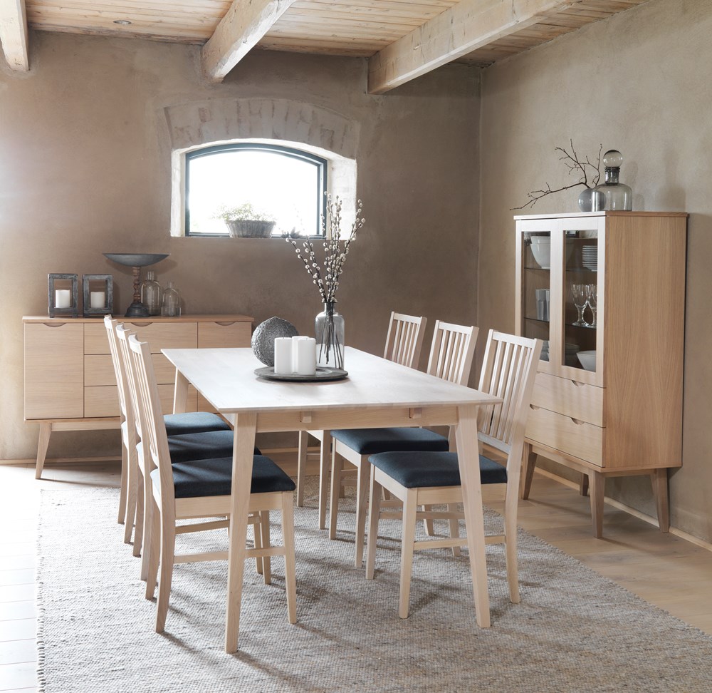 Witryna 'Filippa' 81x140cm - Białopigmentowany