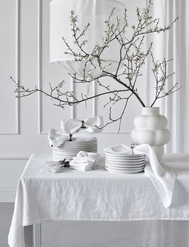 Obrus 'Sunshine' 145x330 - Biały