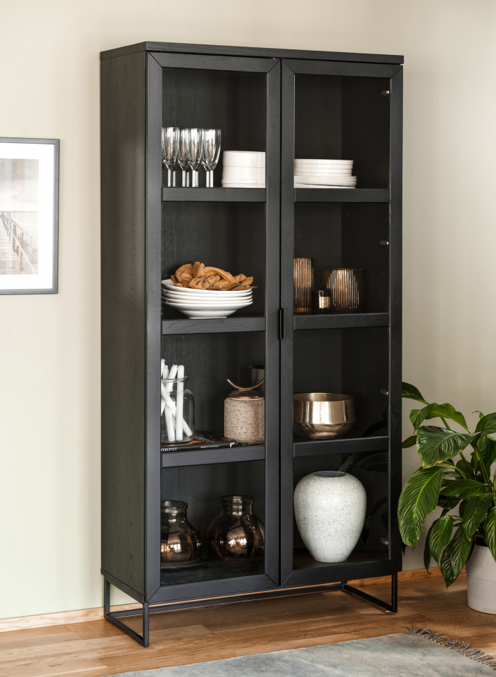 Witryna 'Everett' - Czarna