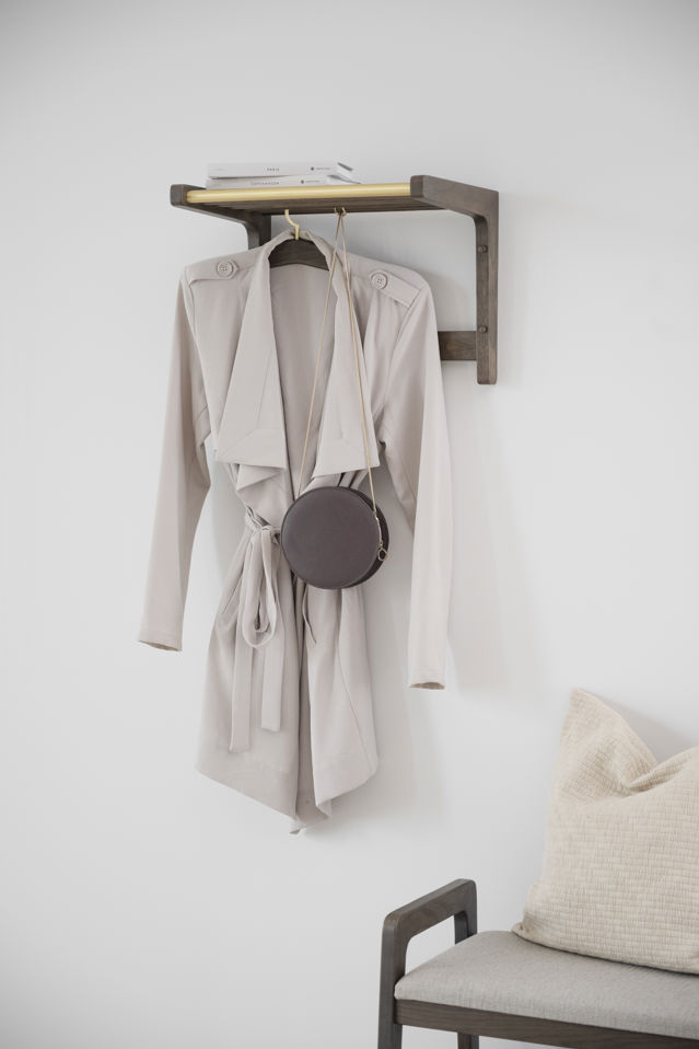 Wieszak 'Inverness' - Brązowy