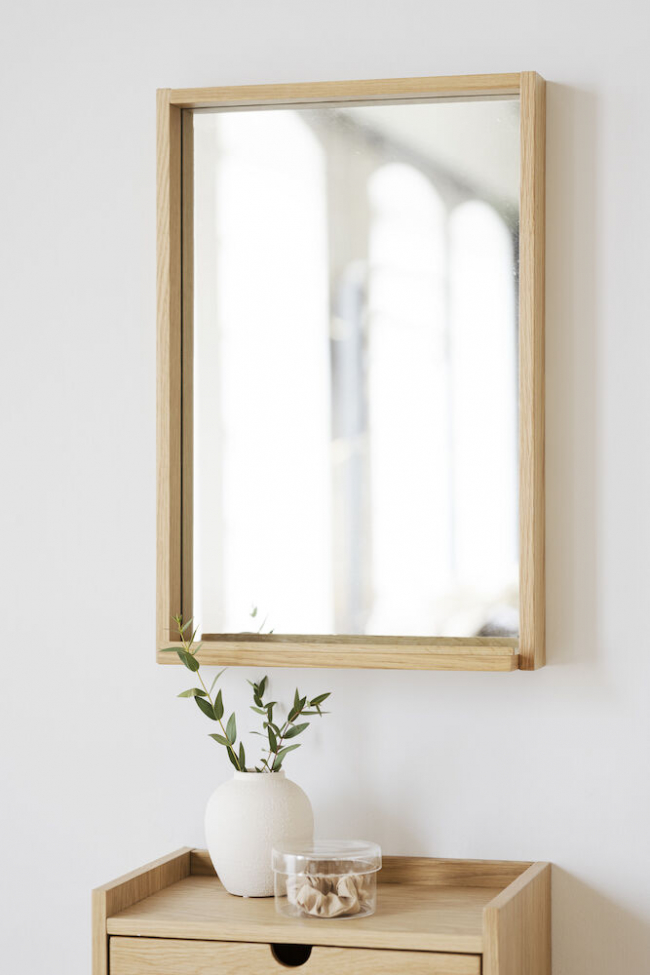 Lustro 'Hillmond' 60x40cm - Dąb