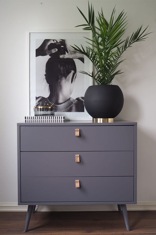 Komoda 'Nordisk' - Szara