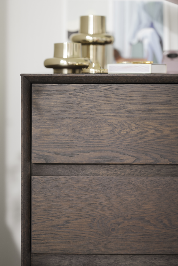 Komoda 'Mackay' 3L środkowa - Brązowy