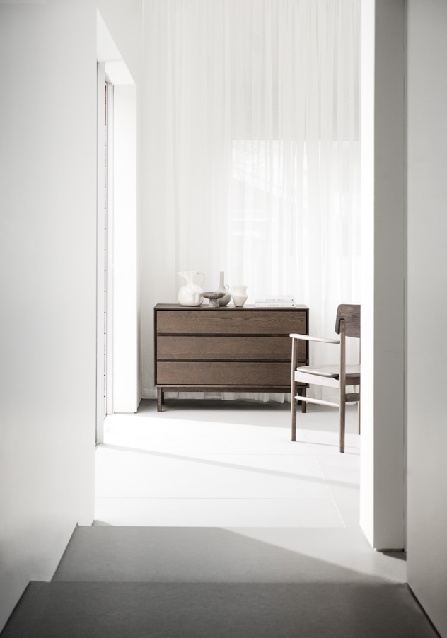 Komoda 'Mackay' 3L - Brązowy