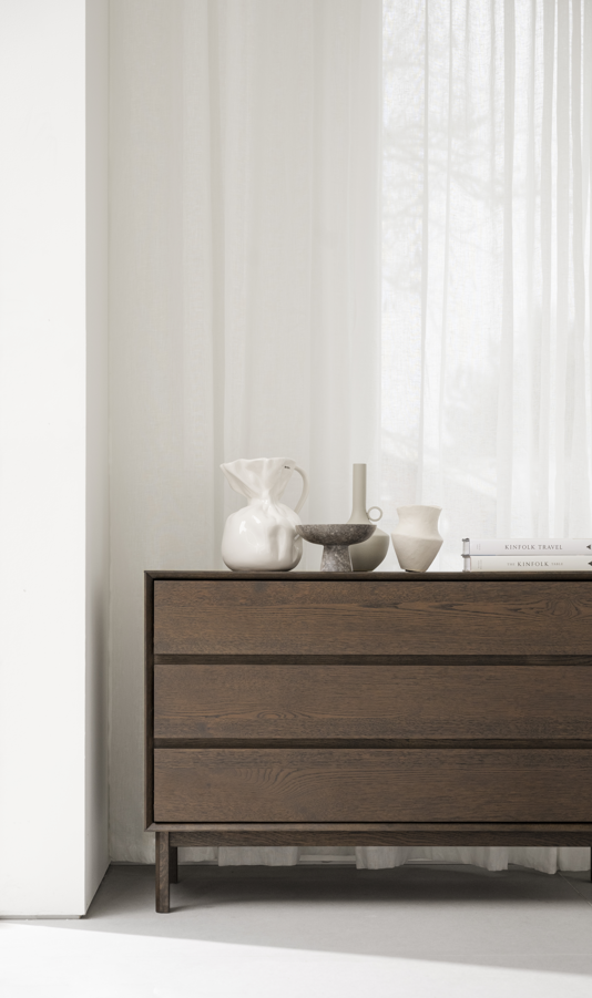 Komoda 'Mackay' 3L - Brązowy