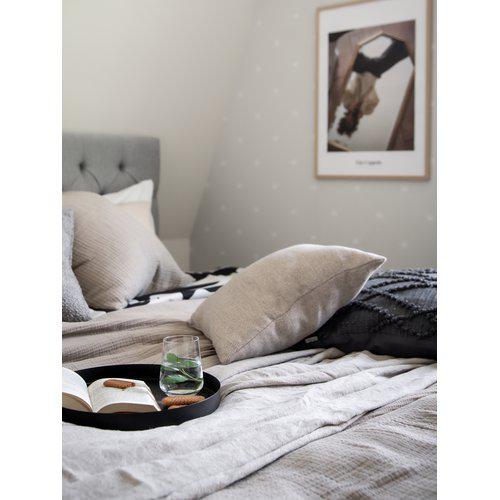 Poszewka na poduszkę 'Greenwich' 45x45 - Beżowa