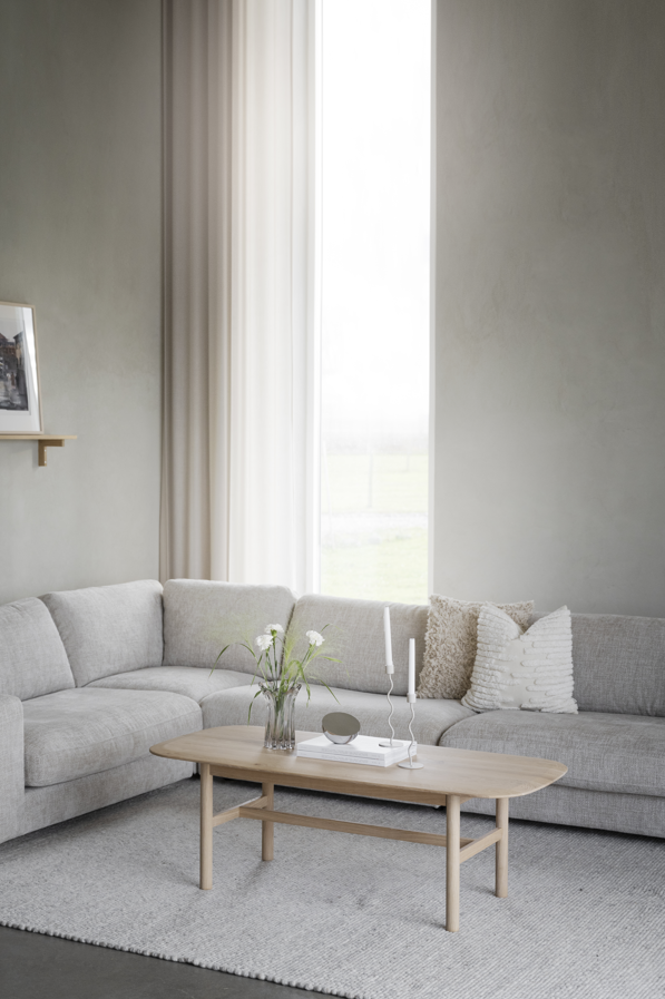 Sofa narożna 'Duncan' - Jasnoszary