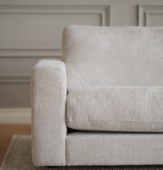 Sofa narożna 'Duncan' Prawy - Jasnoszary