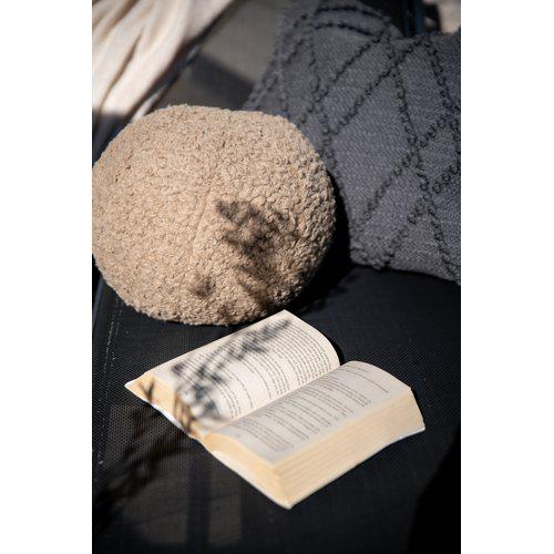 Poduszka dekoracyjna 'Elsie' 25cm - Beżowy/Brązowy