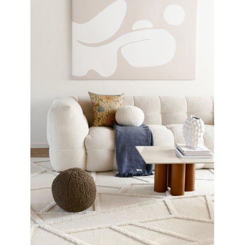 Poduszka dekoracyjna 'Elsie' 30cm - Brązowa