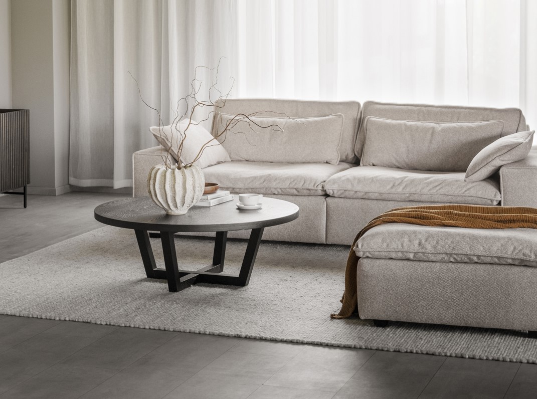 Sofa 'Rawlins' 3-osobowa 226cm - Beżowa