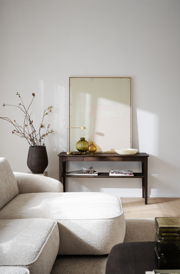 Stół pomocniczy 'Markham' 140cm - Brązowy