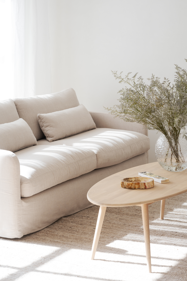 3-osobowa sofa 'Peyton' - Beżowa
