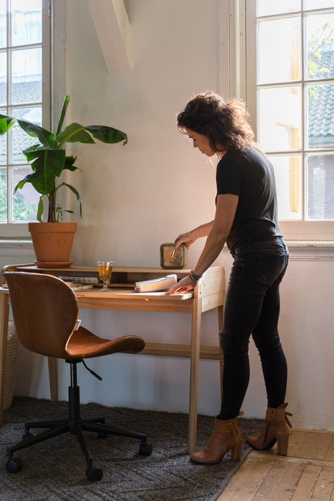 Fotel biurowy 'Omg LL' - Brązowy