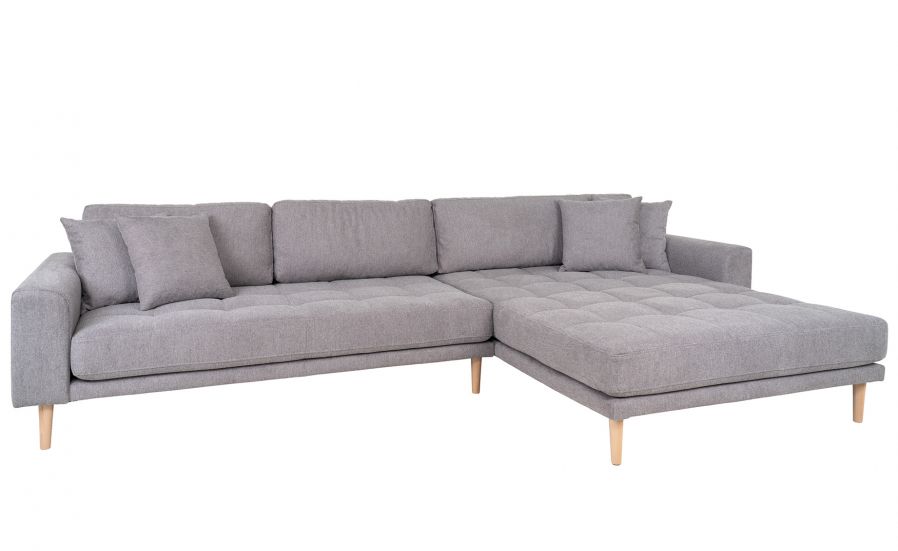 Sofa 'Lido' Prawa - Jasnoszara