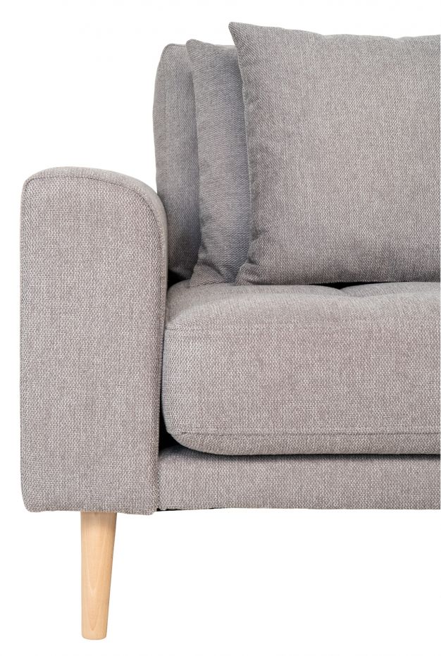 Sofa 'Lido' Prawa - Jasnoszara