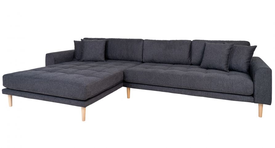 Sofa 'Lido' Lewa - Ciemnoszara
