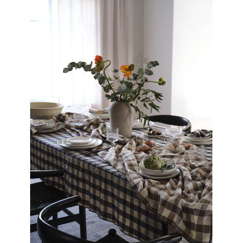 Obrus 'Mary' 140x250 - Brązowy