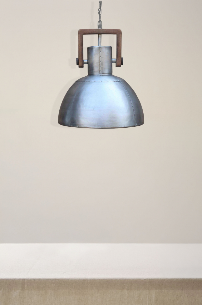 Lampa sufitowa 'Ashby Single' - Srebrny