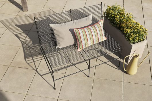 Ławka String 'Park' - Czarna