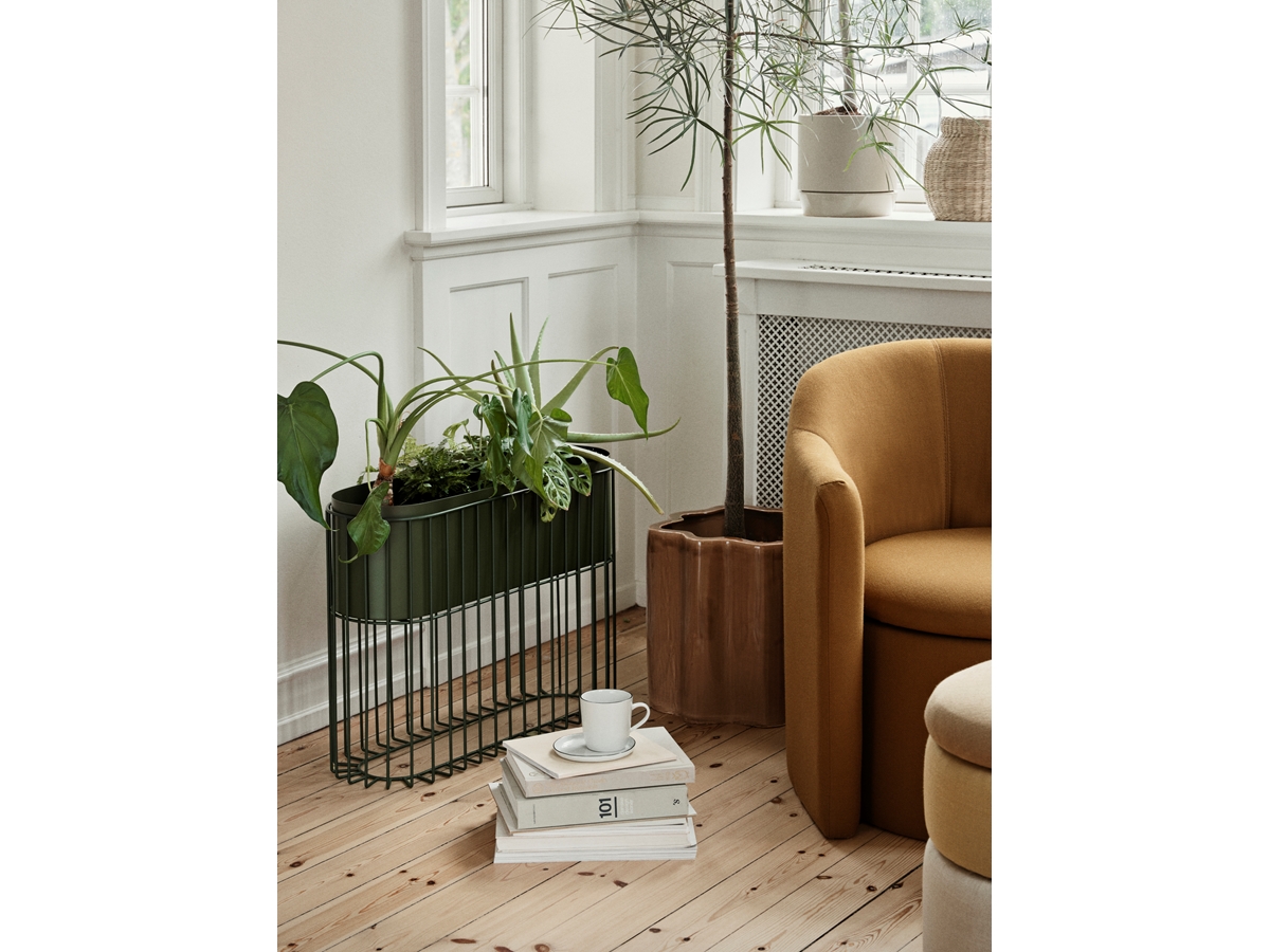 Doniczka 'Sonja' 36cm - Brązowa