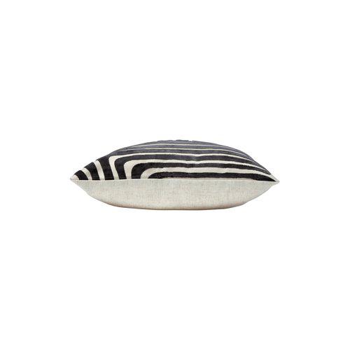 Poszewka na poduszkę 'Molly' 45x45 - Szary/Czarny