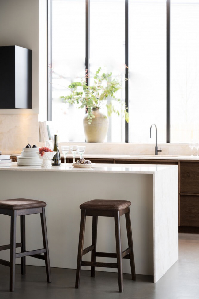 Stołek 'Livermore' - Brązowy