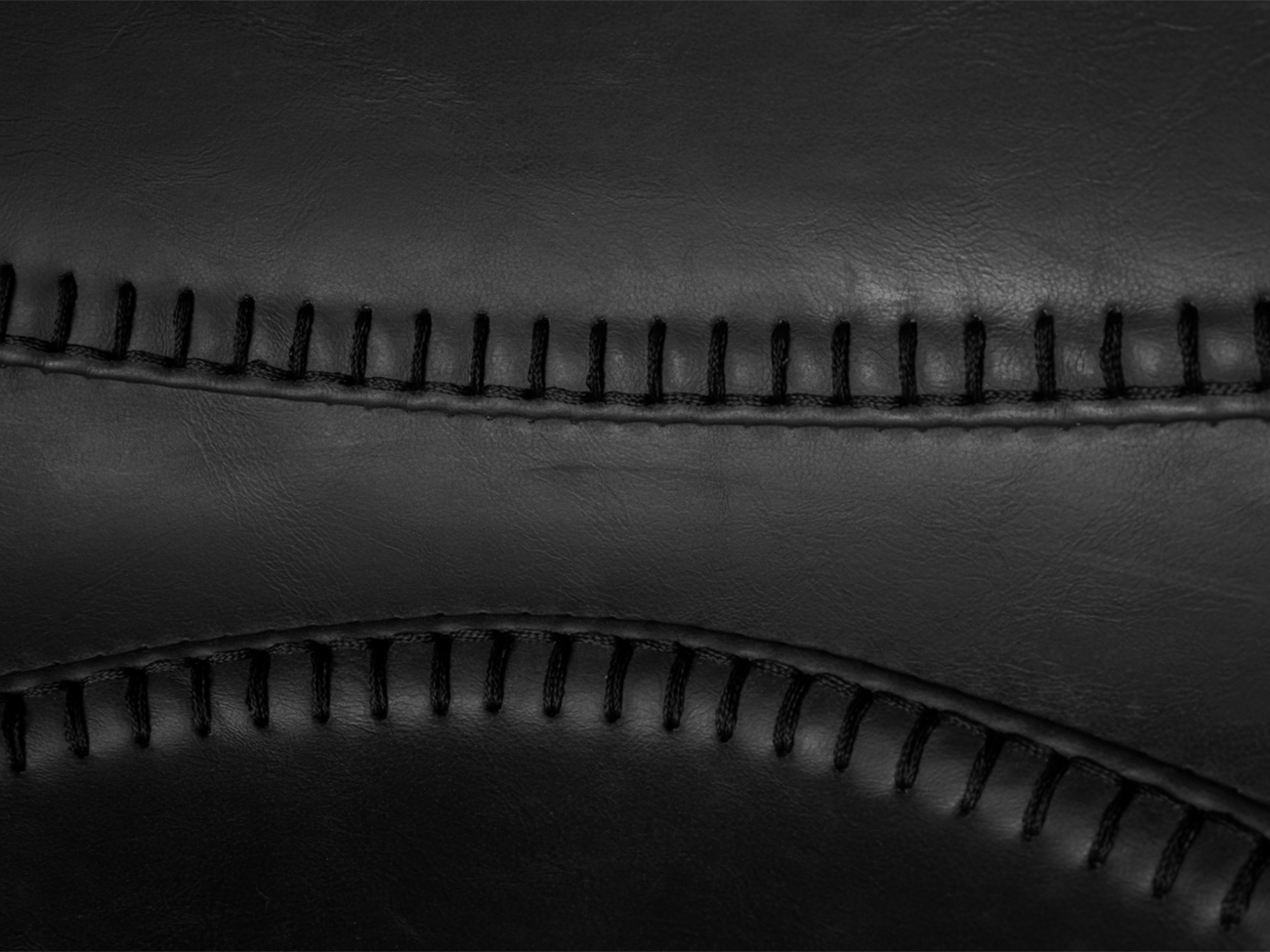 Hoker 'Franky' L - Czarny/PU-skóra