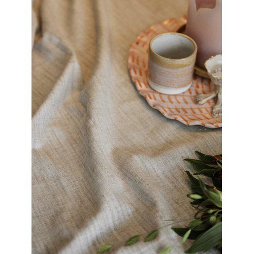 Obrus na stół 'Sabina' D200 - Beżowy