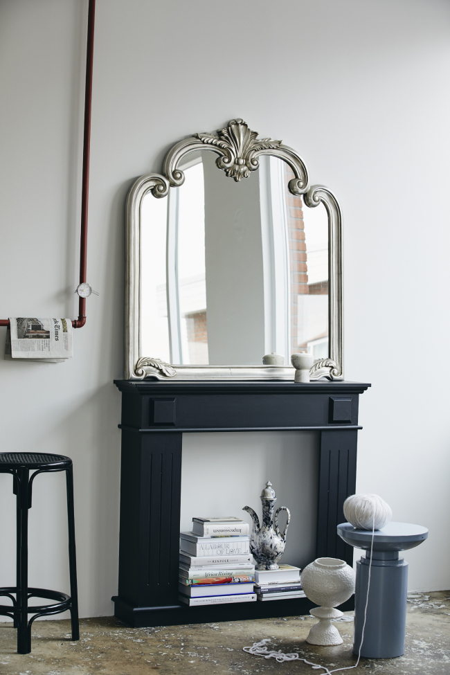 Lustro 'Angel' - Srebrny