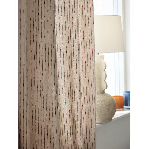 Firanka 'Unni' 2-pak 140x280 - Brązowy