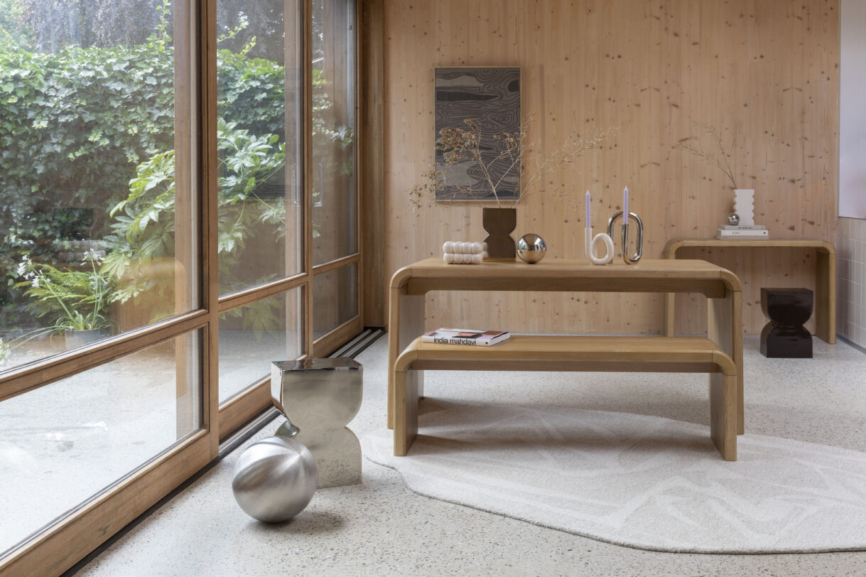 Ławka 'Cannes' - Naturalna