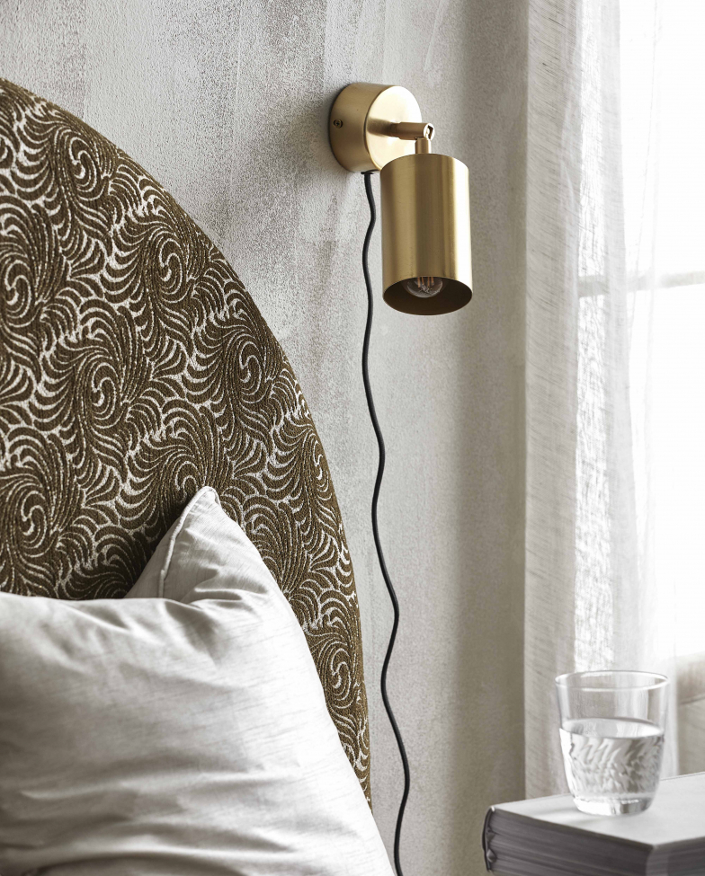 Lampa ścienna 'Maia' - Złota