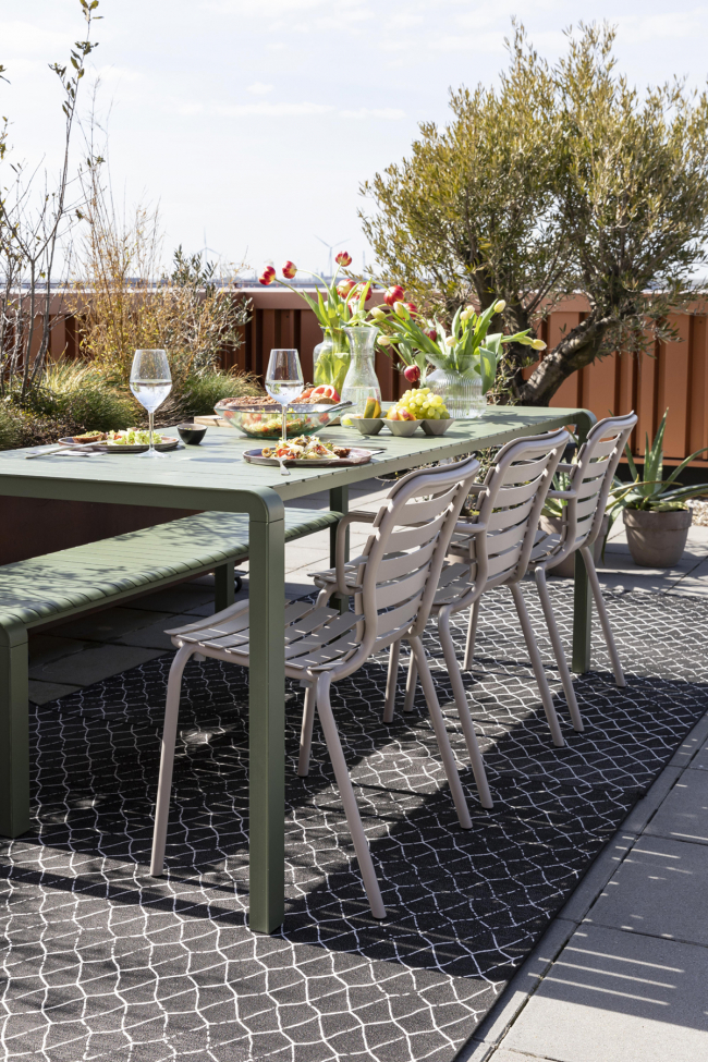 Krzesło ogrodowe 'Vondel' - Białe