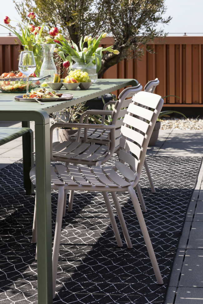 Krzesło ogrodowe 'Vondel' - Białe