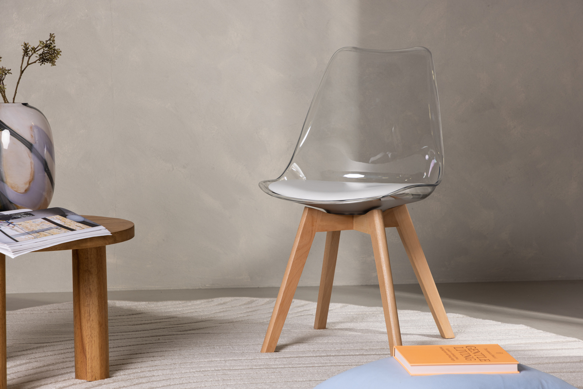 Krzesło 'Edvin' - Przezroczyste